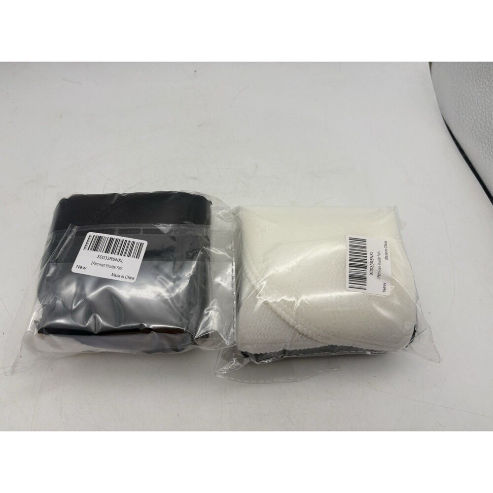 Foam Shoulder Pads Lot Black White Sew In Dress Jacket Pads Set
